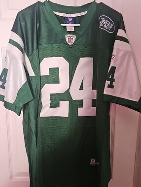 NFL Reebok  NY JETS Jersey #24 Revis. Sz 50